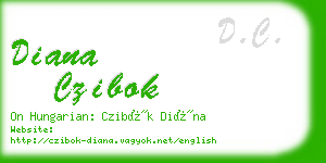 diana czibok business card